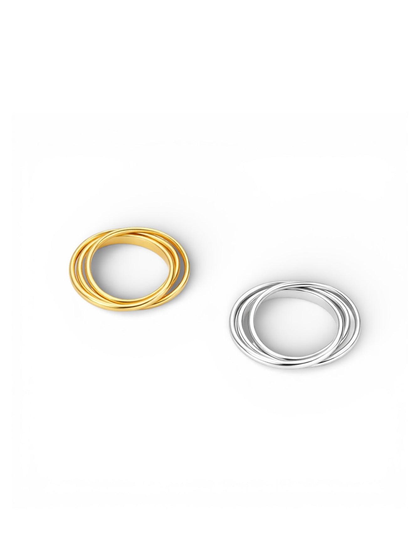 Layered Line Ring
