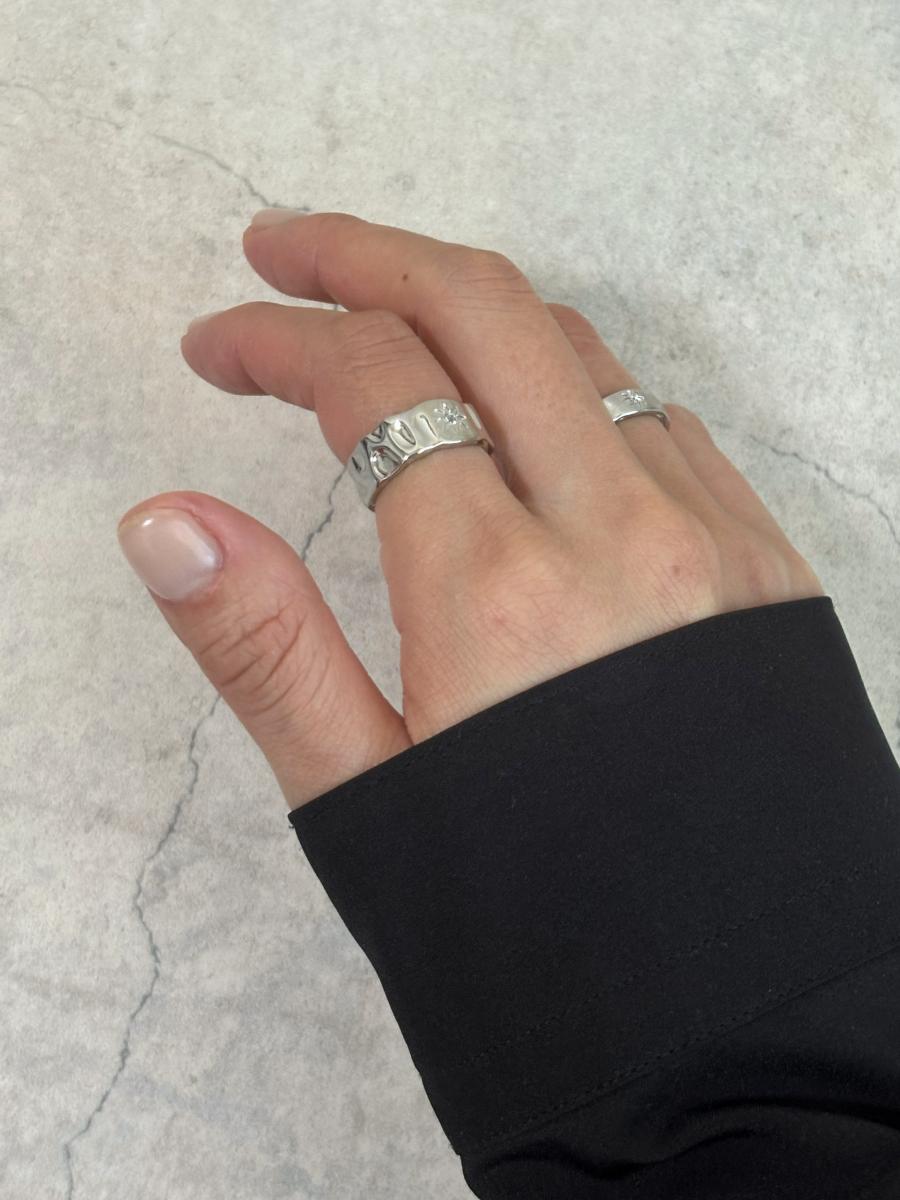 スターモチーフメタルリング