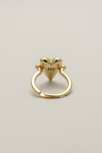 ハートメッセージリング