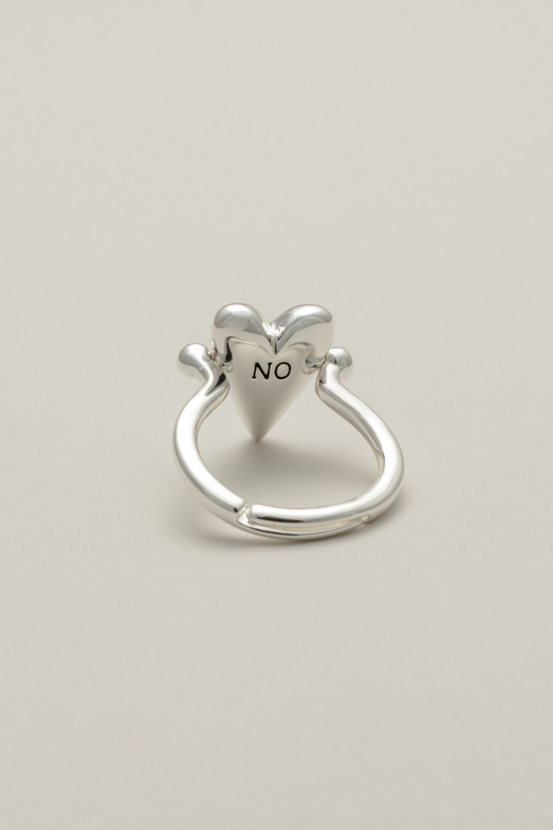 ハートメッセージリング