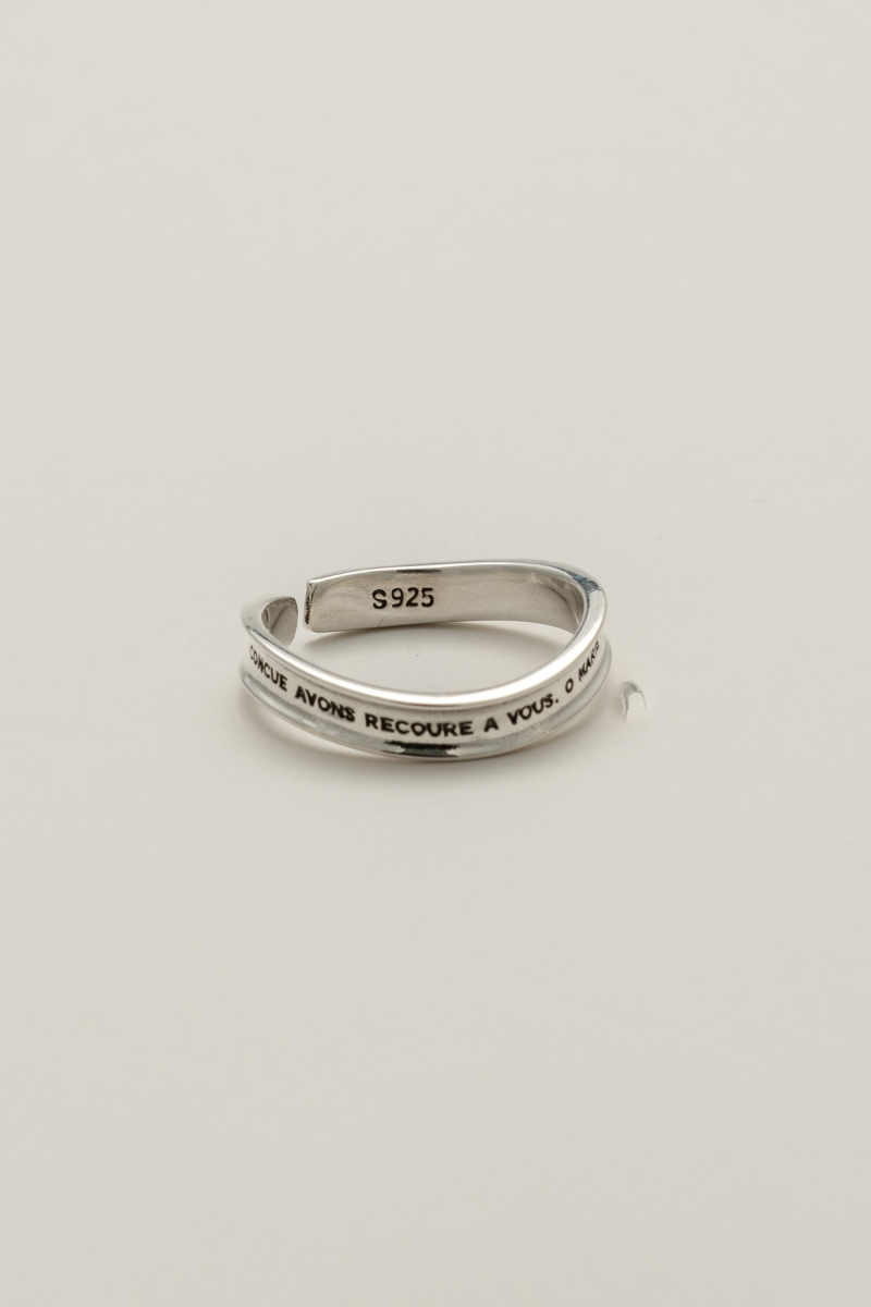 レタリングオープンリング