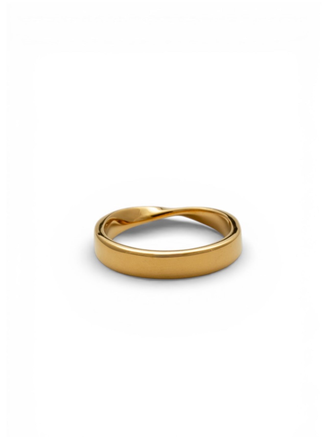 Twisted Line Ring