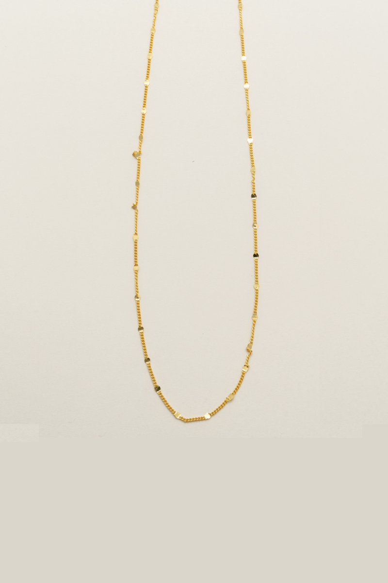 プレートチェーンネックレス