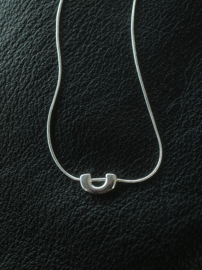 【set】U Shape pierce ＆ necklace
