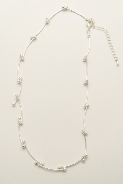 バーメタルリンクネックレス