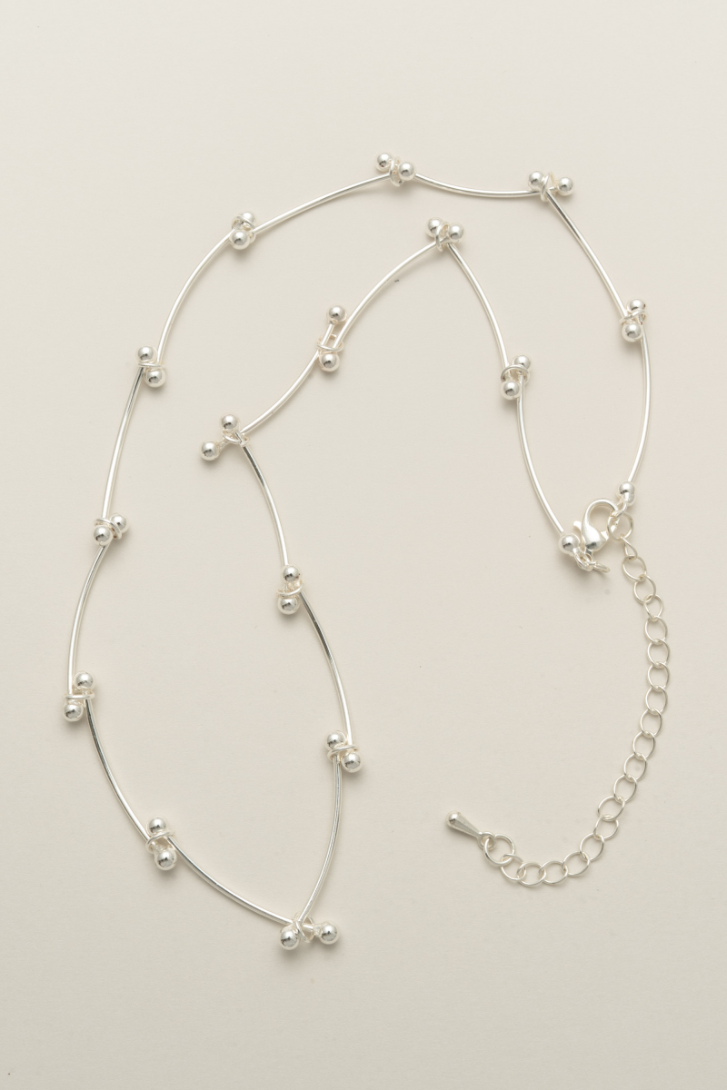 バーメタルリンクネックレス