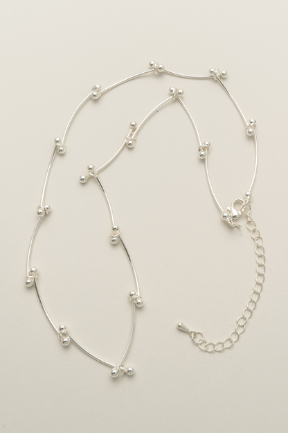 バーメタルリンクネックレス