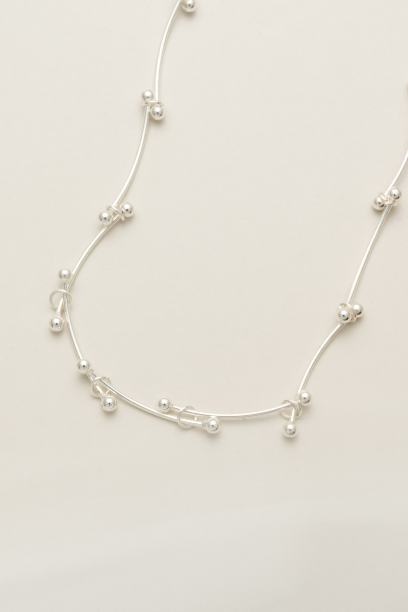 バーメタルリンクネックレス