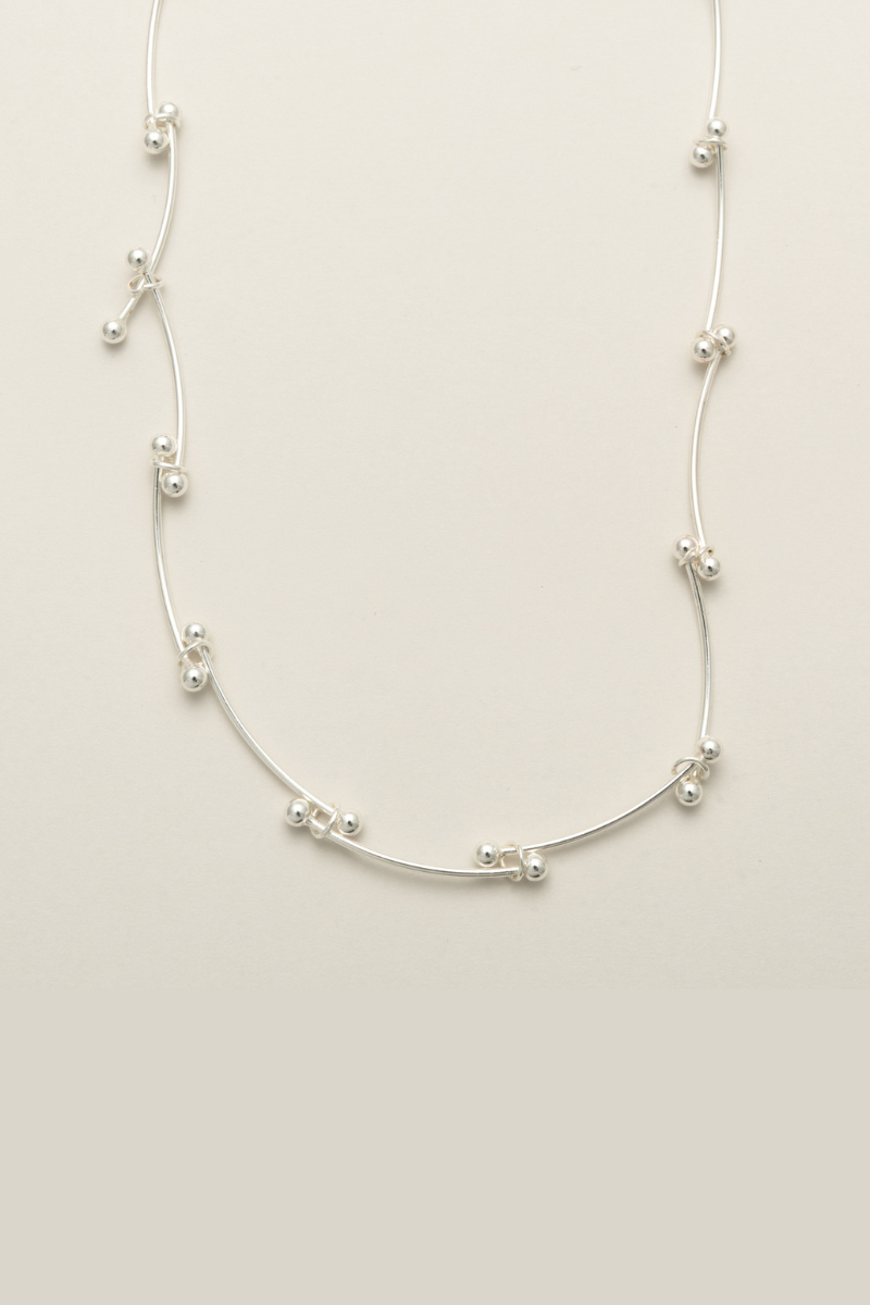 バーメタルリンクネックレス