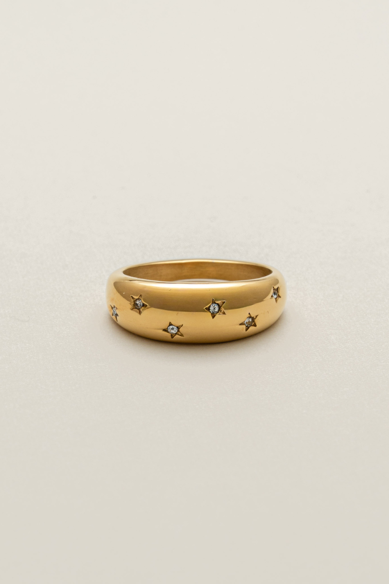 スターモチーフ エンボスリング