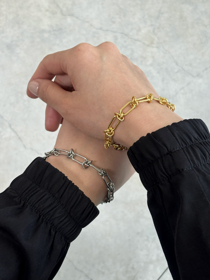 ツイストチェーンブレスレット